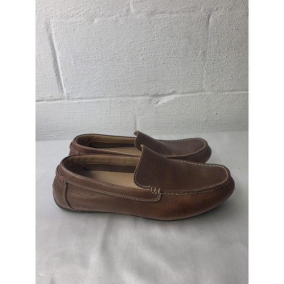 Clarks Other - Clarks Mens Sz 10.5 Brown Leather Marcos Drive loafers Moccasins